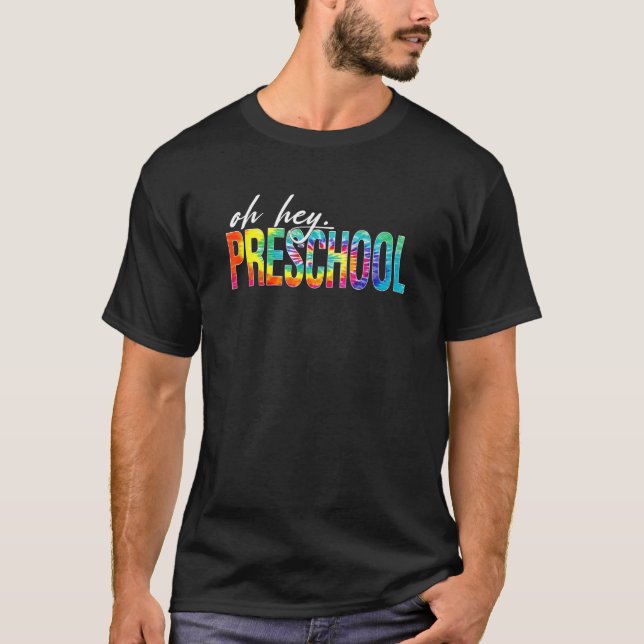 Camiseta Voltar às Escolas Alunos Professor Oh Hey Pré-Esco (Frente)