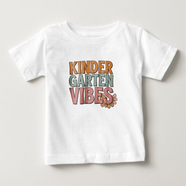 Camiseta Voltar às Escolas de Maternal Pré K Primeira Série (Frente)
