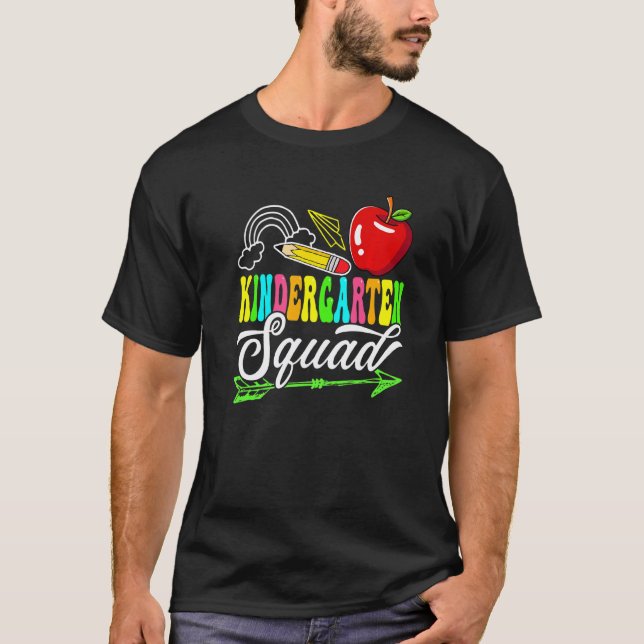 Camiseta Voltar às Escolas Primeiro Dia Do Esquadrão De Jar (Frente)