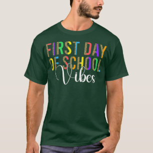 Camiseta Voltar às Víblias Feliz Primeiro Dia da Escola par