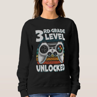 Camiseta Voltar às Video Games de Nível da 3ª Série Desbloq