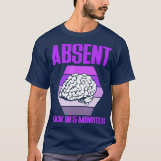 Camiseta Voltar Em 5 Minutos Sensibilização Para A Epilepsi