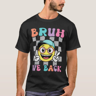 Camiseta Voltar Para A Escola Xadrez Sorriso Rosto Retro Br