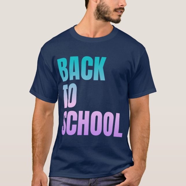 Camiseta Voltar para a família escolar (Frente)