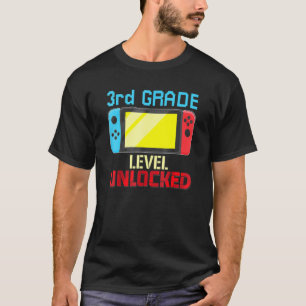 Camiseta Voltar para a sala Jogos de vídeo 3º nível Desbloq