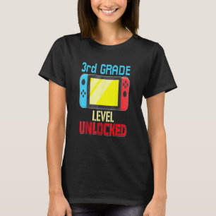Camiseta Voltar para a sala Jogos de vídeo 3º nível Desbloq