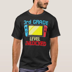 Camiseta Voltar para a sala Jogos de vídeo 3º nível Desbloq