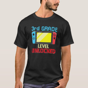 Camiseta Voltar para a sala Jogos de vídeo 3º nível Desbloq