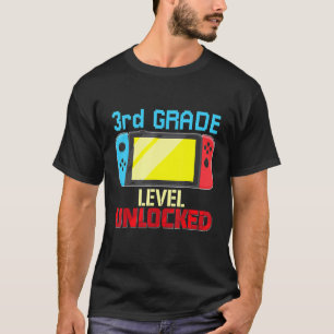 Camiseta Voltar para a sala Jogos de vídeo 3º nível Desbloq