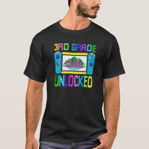 Camiseta Voltar para a sala Jogos de vídeo 3º nível Desbloq