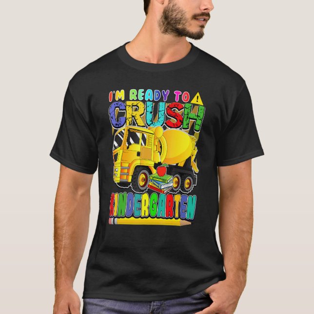 Camiseta Voltar Para O Caminhão Mistor De Escola Pronto Par (Frente)