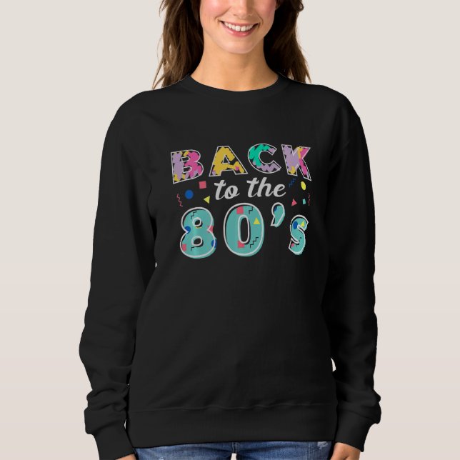 Camiseta Voltar Para Os 80 Festa de Roupas Retro Oitenta   (Frente)