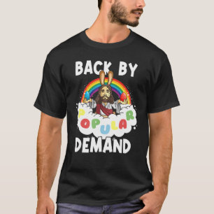 Camiseta Voltar por demanda popular Roupa de Páscoa de Jesu