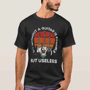 Camiseta Voltar Vida Sem Um Violão É Possível Mas Sem Senti