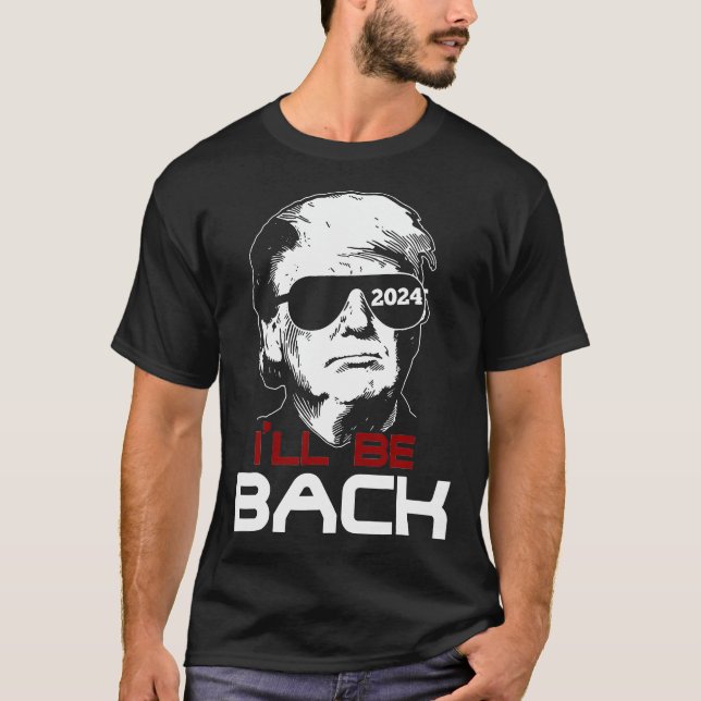 Camiseta Voltarei A Trump 2024 (Frente)
