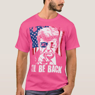 Camiseta Voltarei A Trump 2024 Patriótico 4 De Julho De Ame
