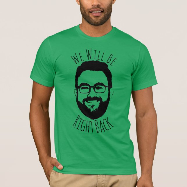 Camiseta Voltaremos...
 . (Frente)