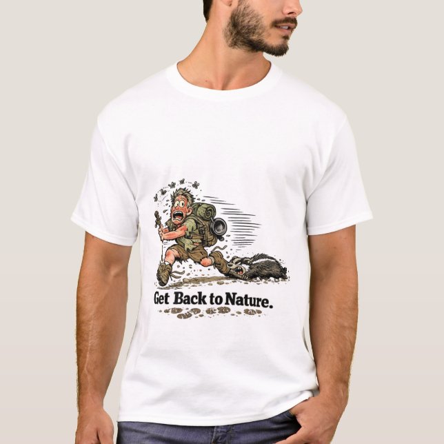 Camiseta Volte à natureza (Frente)