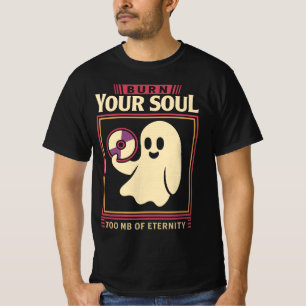 Camiseta Volte a vida - Fita cassete de esqueleto retrô