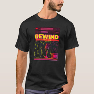 Camiseta Volte-me para o estilo 80u2019s dos anos oitenta