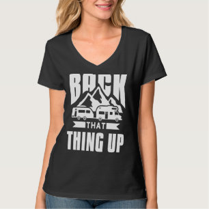 Camiseta Volte Para O Acampamento Do Trailer Do Motorhome
