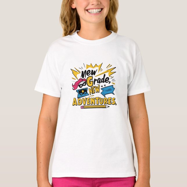 Camiseta Voltem para a escola 2024 crianças (Frente)