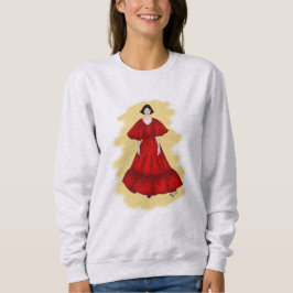Camiseta Volume Vermelho Elegante com Energia Artística Que