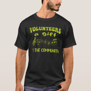 Camiseta Voluntariado Dia de Música Voluntário Melhor Volun