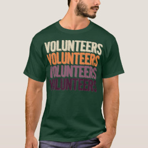 Camiseta Voluntariados Voluntariam Voluntariado com Retro V