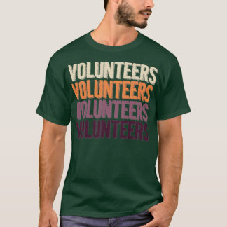 Camiseta Voluntariados Voluntariam Voluntariado com Retro V