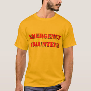Camiseta Voluntário da emergência