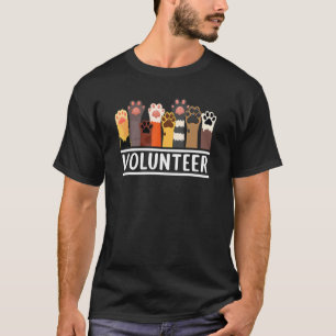 Camiseta Voluntário de Animais para Apoiante de Resgate de 