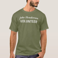 Voluntário de Nome Personalizado