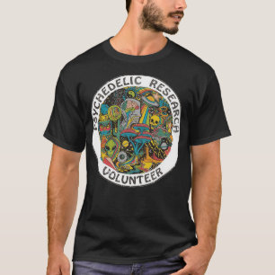 Camiseta voluntário de pesquisa psicodélica TShirt Essentia
