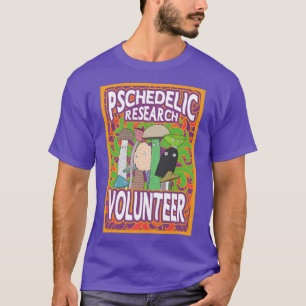 Camiseta Voluntário para a Pesquisa Psicodélica psilocybin