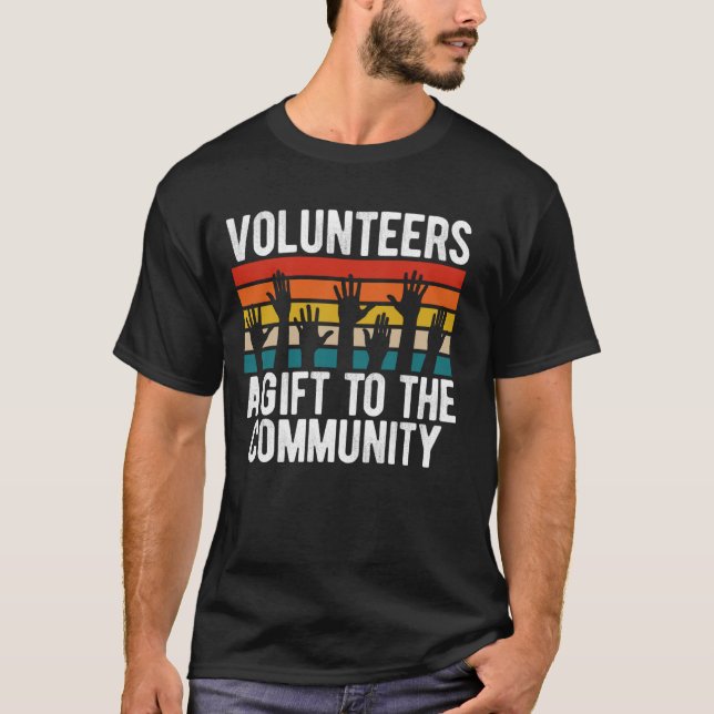 Camiseta Voluntários A Para A Comunidade (Frente)