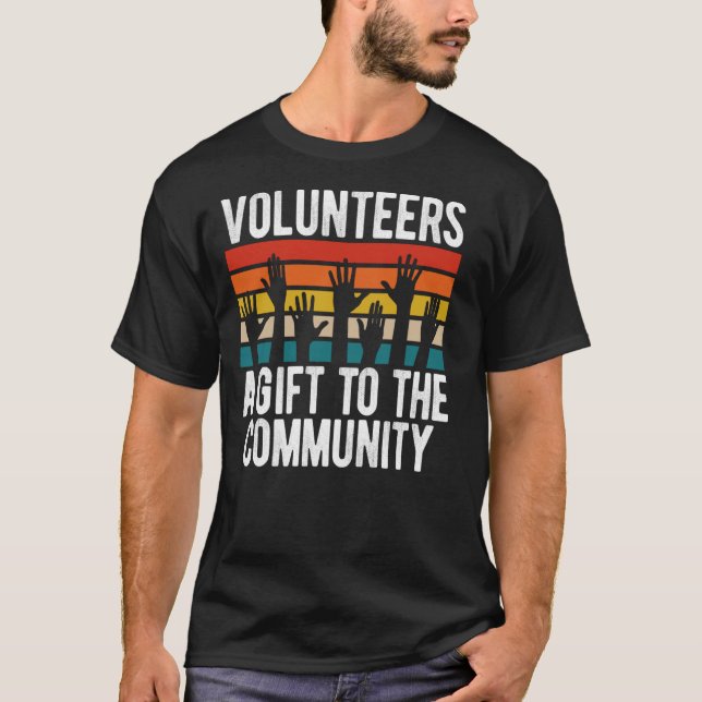 Camiseta Voluntários A Para A Comunidade (Frente)