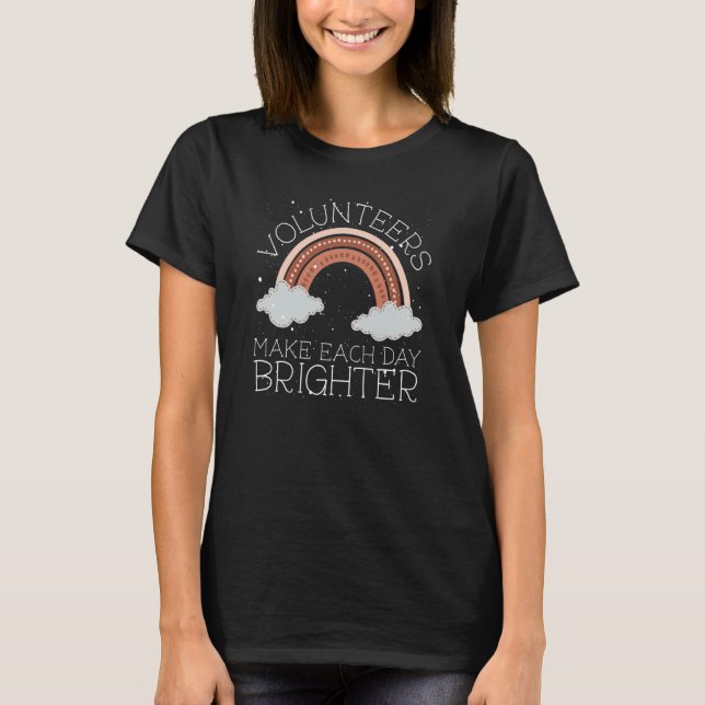 Camiseta Voluntários deixam cada dia mais claro (Frente)