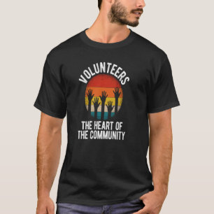 Camiseta Voluntários O Coração Da Comunidade