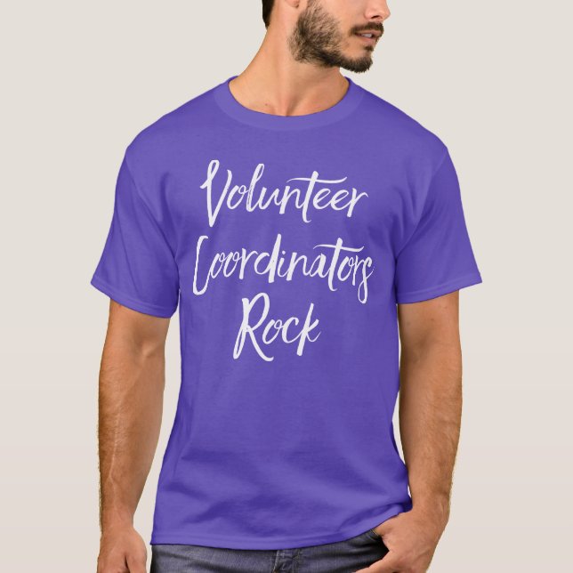 Camiseta Volunteer Coordinators Rock National Volunteer Wee (Frente)