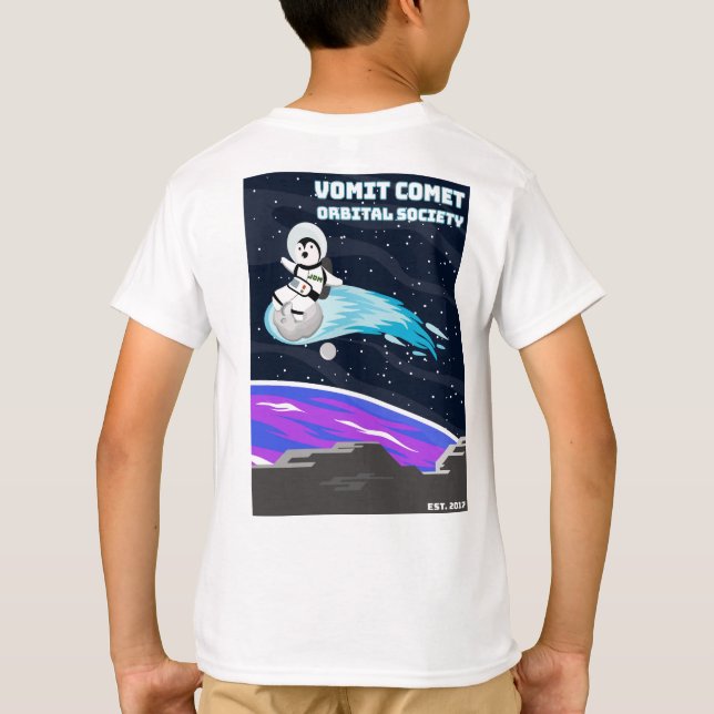 Camiseta Vomit Comet Orbital Society (Verso)