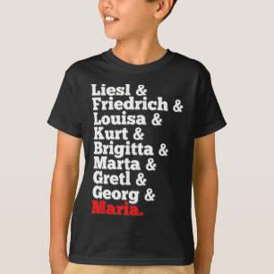 Camiseta Von Trapp Family Singers Sound Of Music