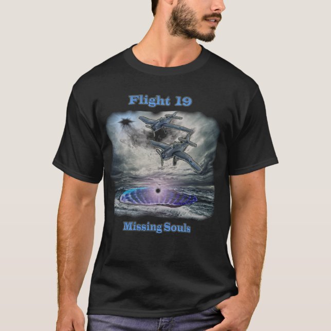 Camiseta Voo 19 Triângulo das Bermudas (Frente)