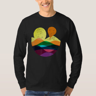 Camiseta Voo a quente por balão de ar quente Abstrato voado
