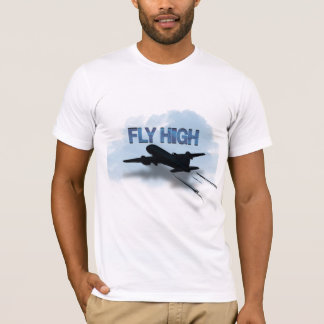 Camiseta Voo Alta Aviação - Avião e Piloto Entusiasta