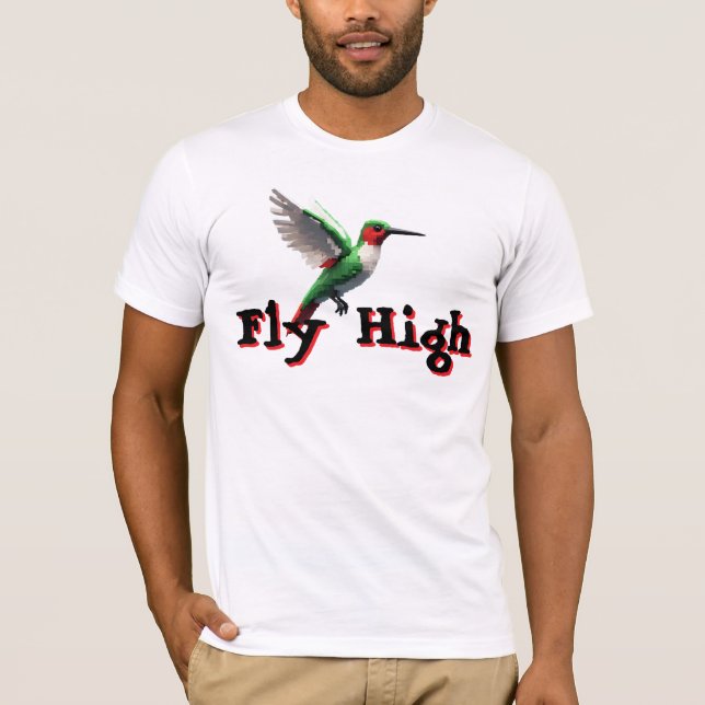 Camiseta Voo Alto Hummingbird (Frente)