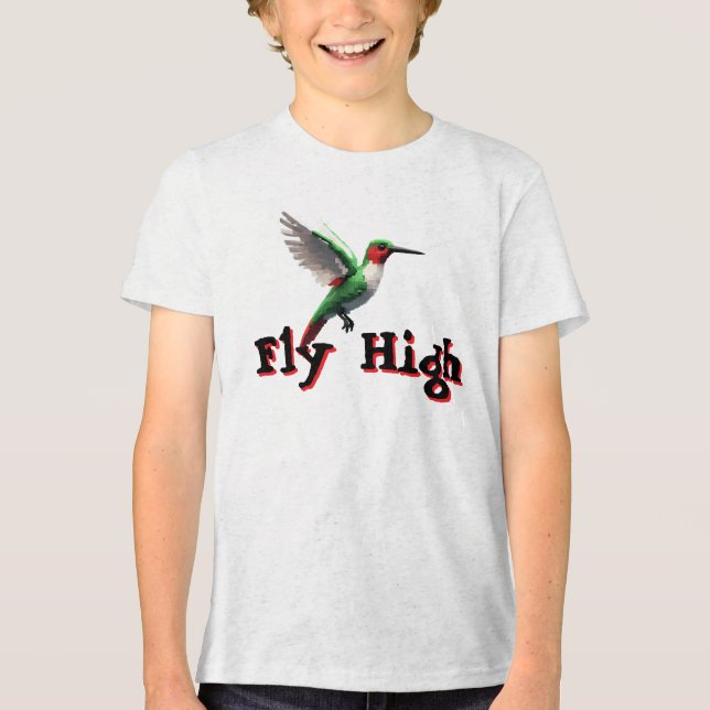 Camiseta Voo Alto Hummingbird (Frente)