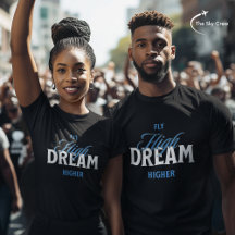 Voo Alto Sonho Mais alto Aviação Inspiração Typo