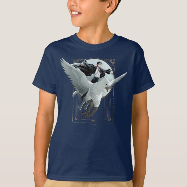Camiseta Voo Anime HARRY POTTER™ com Buckbeak (Frente)