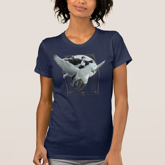 Camiseta Voo Anime HARRY POTTER™ com Buckbeak (Frente)
